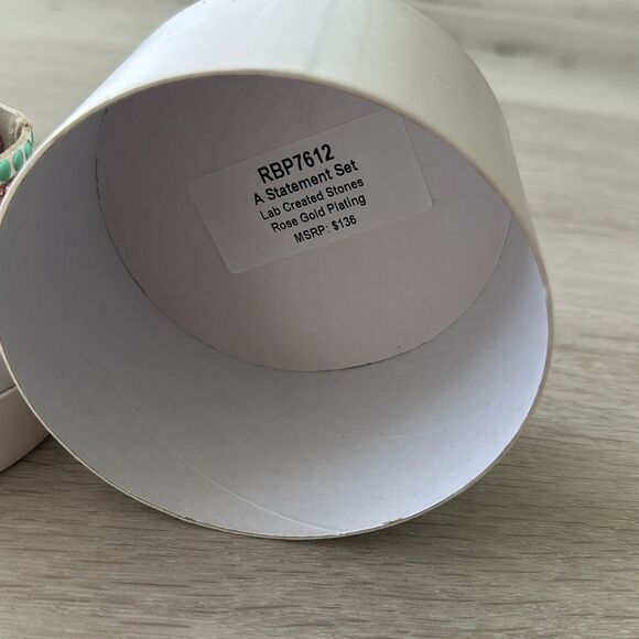 Bomb Party A Statement Set OS Green Multi NWT IN BOX - Picture 2 of 5